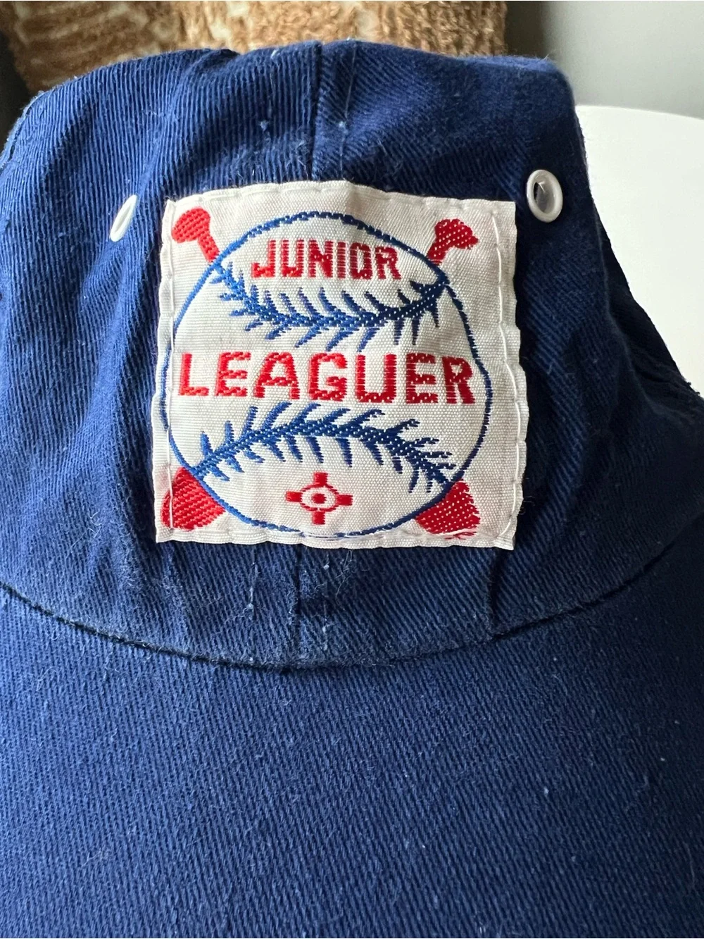 Vintage 80s/90s Junior Leaguer Baseball infant hat A.B.G. for Kids